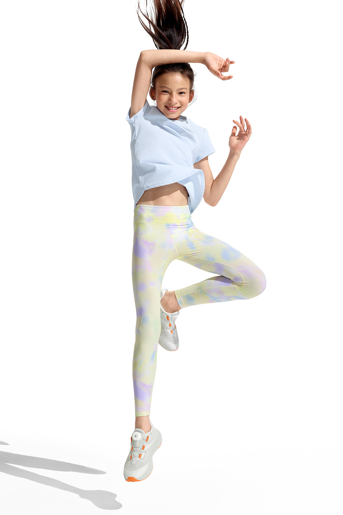 Cloudie Air Printed Leggings **Bloom Romance Yellow**