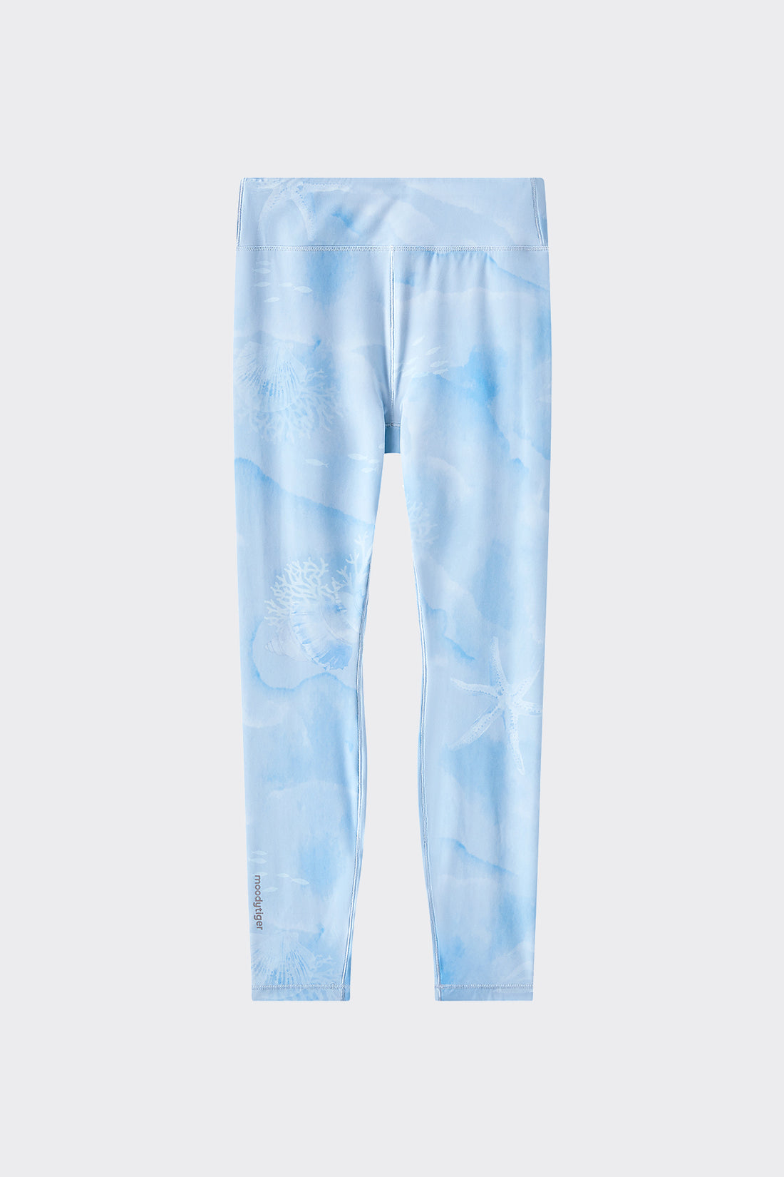 Cloudie Air Printed Leggings **Coral Realm Blue**
