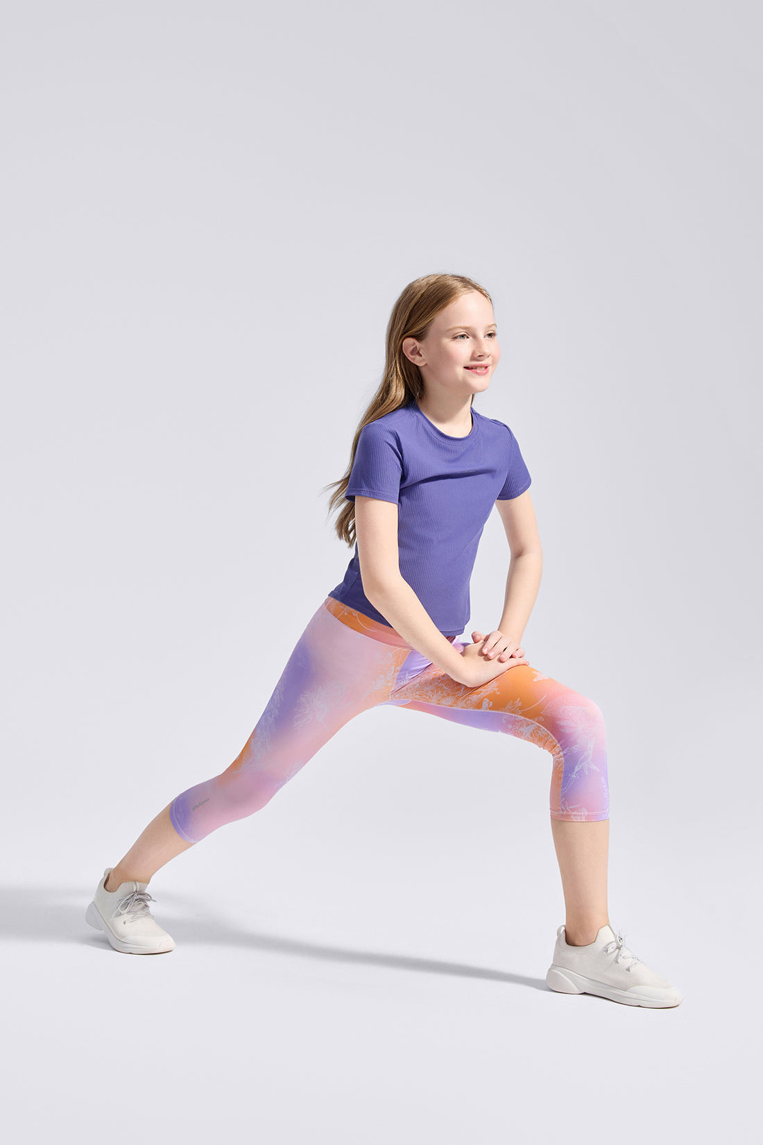 Cloudie Air Printed Leggings **Gradient Buzz Orange**