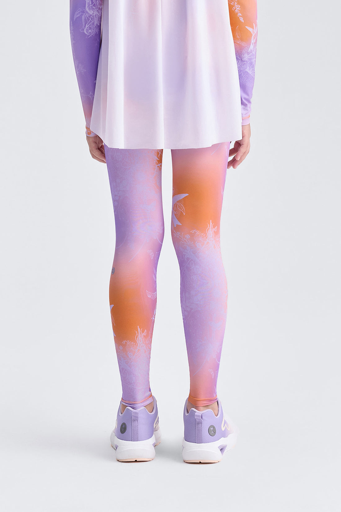 Cloudie Air Printed Leggings **Gradient Buzz Orange**