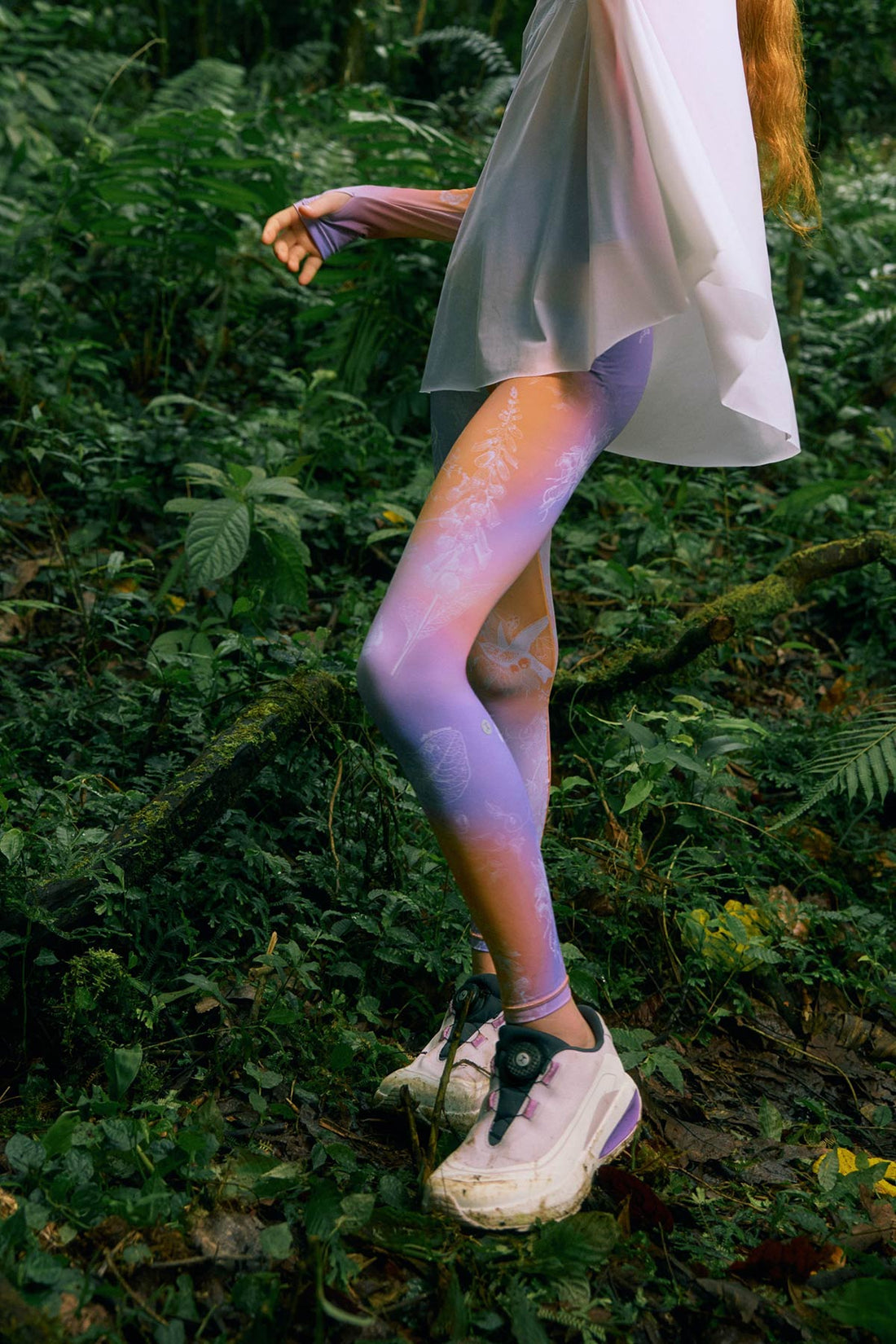 Cloudie Air Printed Leggings **Gradient Buzz Orange**