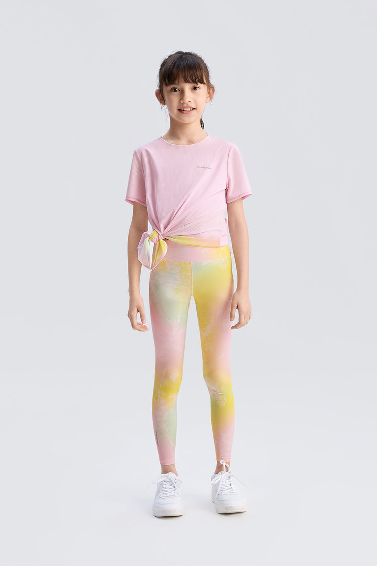 Cloudie Air Printed Leggings **Gradient Buzz Pink**