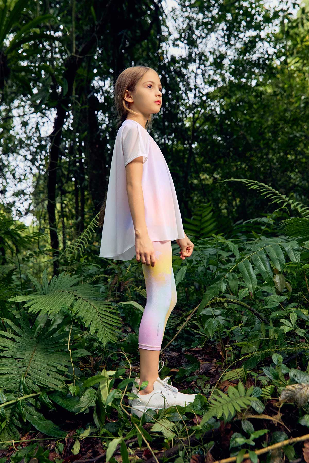 Cloudie Air Printed Leggings **Gradient Buzz Pink**