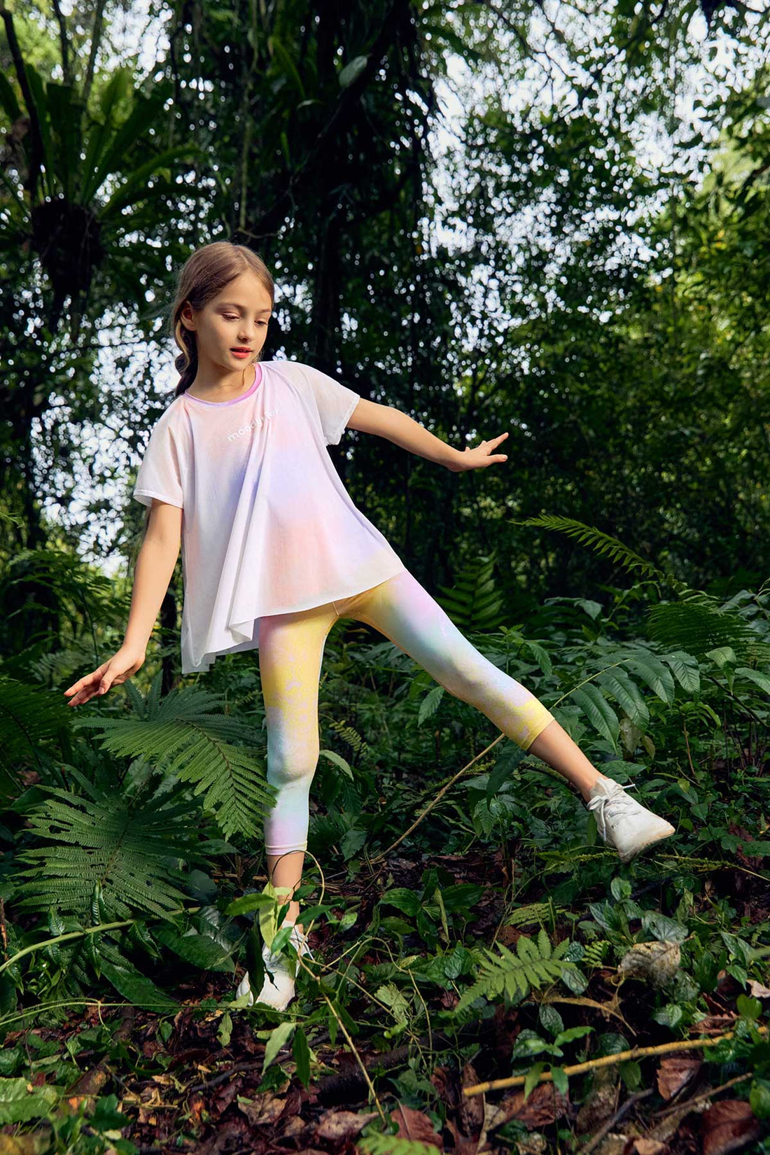 Cloudie Air Printed Leggings **Gradient Buzz Pink**