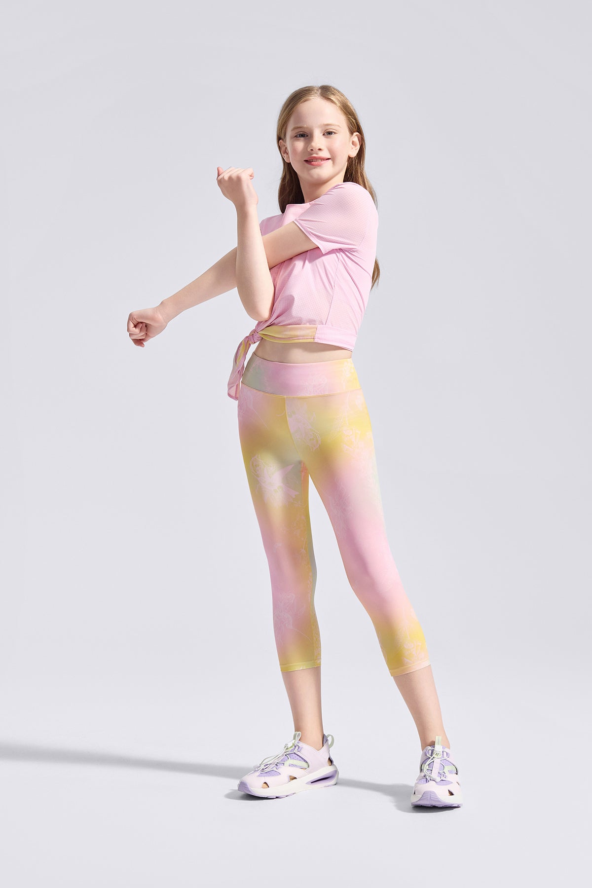 Cloudie Air Printed Leggings **Gradient Buzz Pink**
