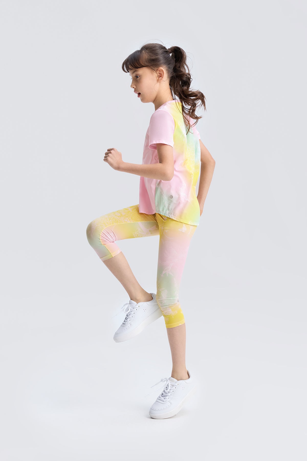 Cloudie Air Printed Leggings **Gradient Buzz Pink**