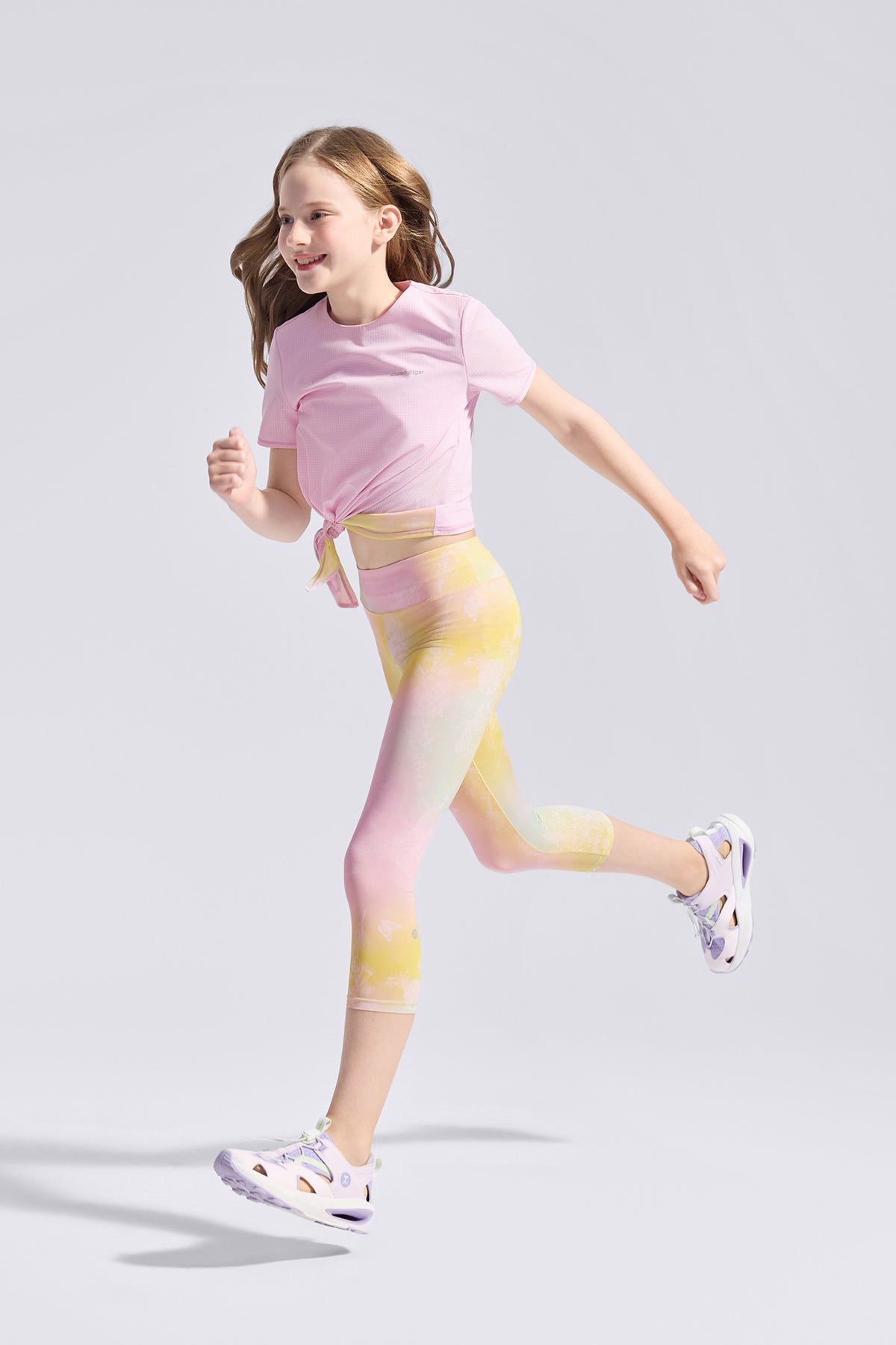 Cloudie Air Printed Leggings **Gradient Buzz Pink**