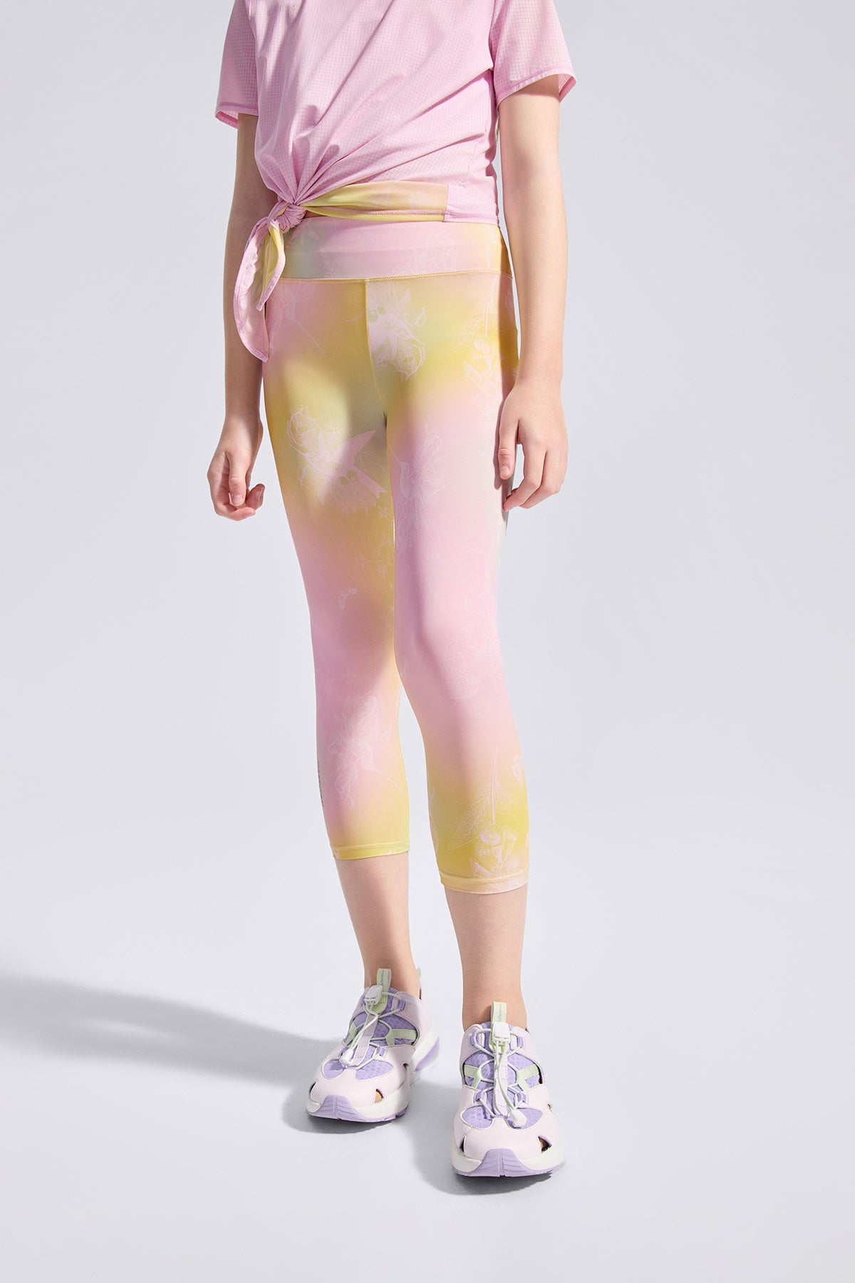 Cloudie Air Printed Leggings **Gradient Buzz Pink**