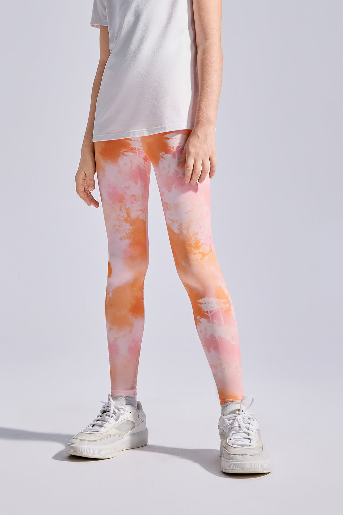Cloudie Air Printed Leggings **Rainforest Orange**