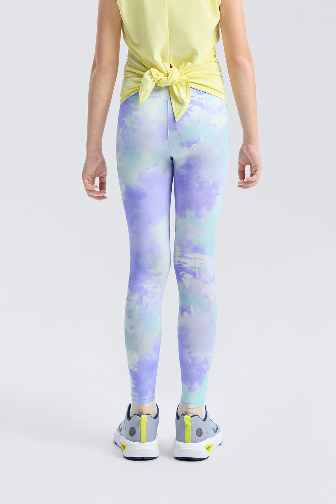Cloudie Air Printed Leggings **Rainforest Purple**