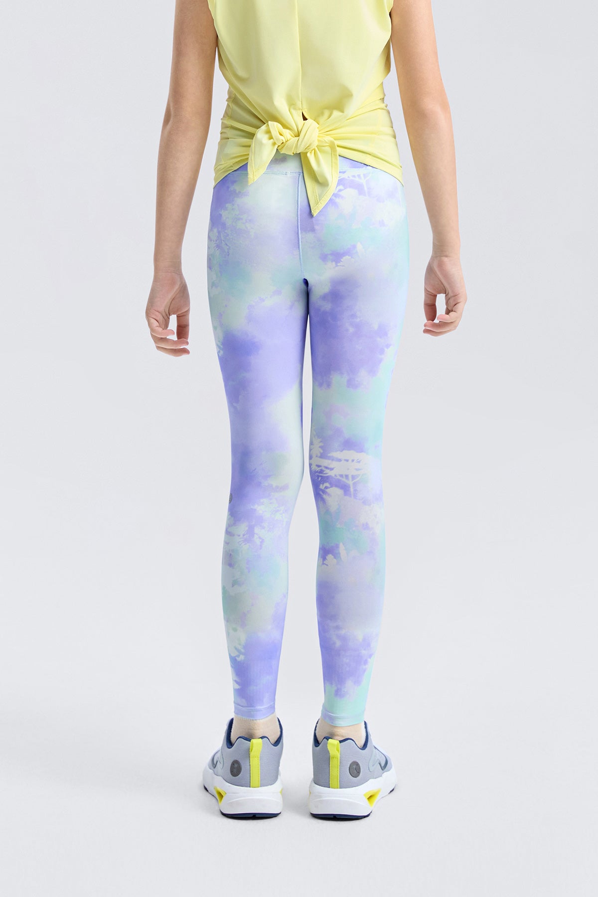 Cloudie Air Printed Leggings **Rainforest Purple**