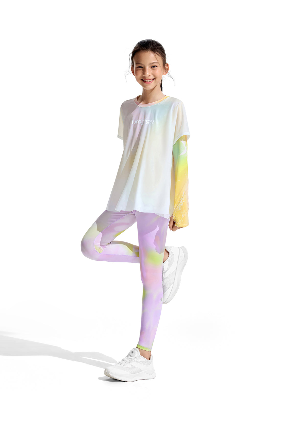 Cloudie Air Pro Printed Leggings **Fragrancy Purple**