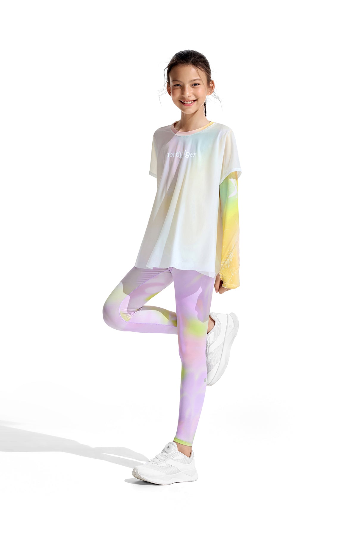 Cloudie Air Pro Printed Leggings **Fragrancy Purple**