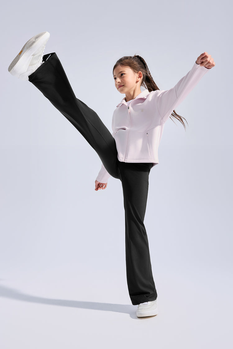 Cloudie Essential Bootcut Leggings **Charcoal Black**