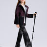 Cloudie Essential Printed Bootcut Leggings **Variegated Black**