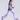 Cloudie Essential Printed Bootcut Leggings **Variegated Purple**
