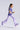 Cloudie Essential Printed Bootcut Leggings **Variegated Purple**