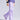 Cloudie Essential Printed Bootcut Leggings **Variegated Purple**