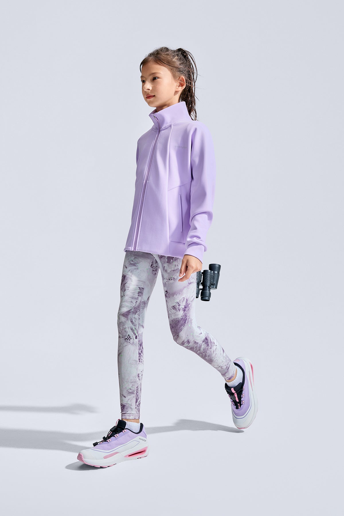 Cloudie Essential Printed Leggings **Mountain Sound Purple**
