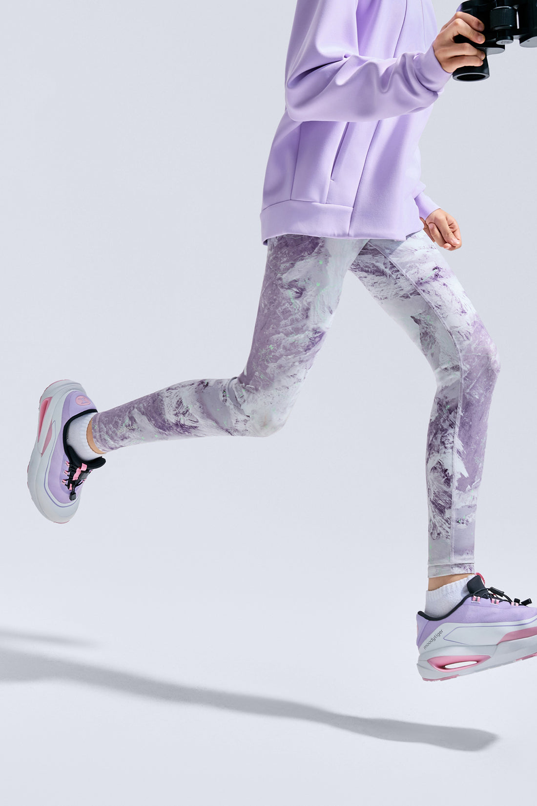 Cloudie Essential Printed Leggings **Mountain Sound Purple**