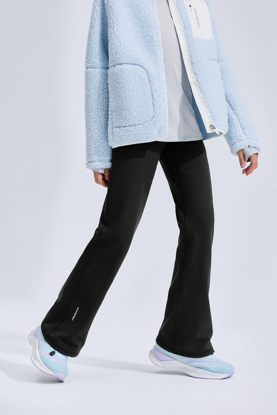 Cloudie Solar Bootcut Leggings **Charcoal Black**