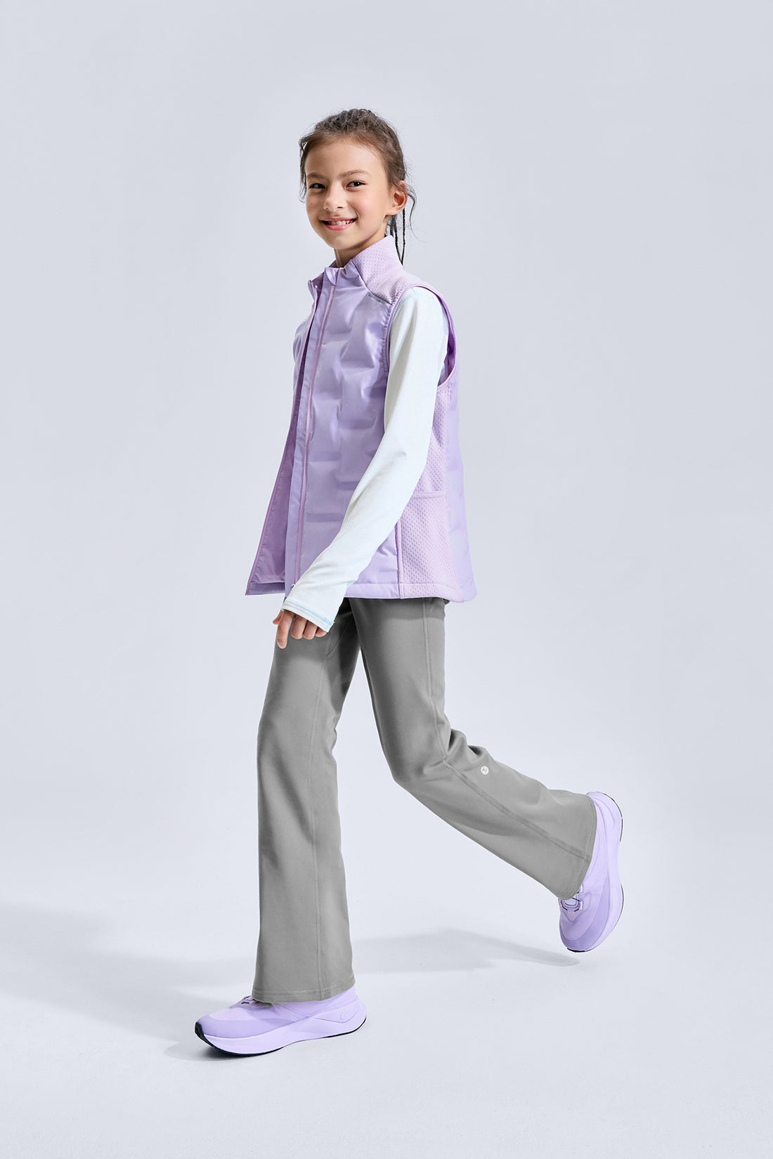 Cloudie Solar Bootcut Leggings **Quiet Grey**