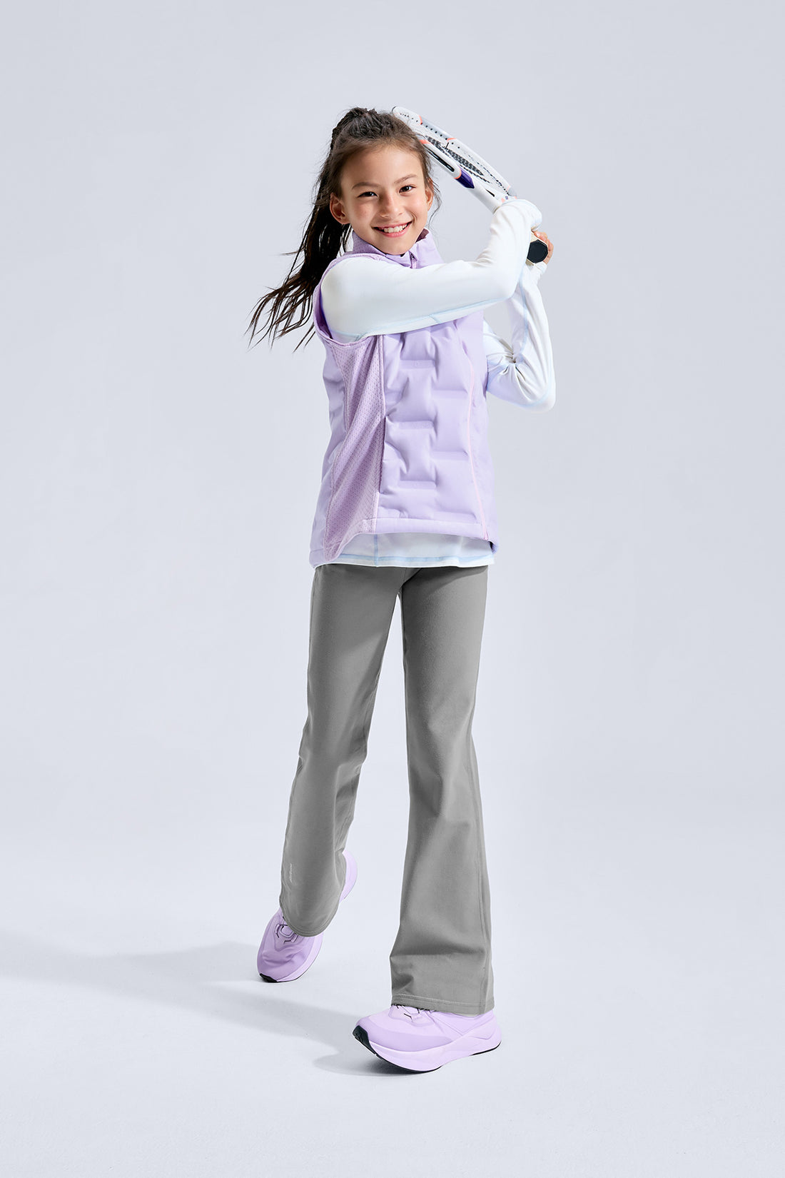 Cloudie Solar Bootcut Leggings **Quiet Grey**
