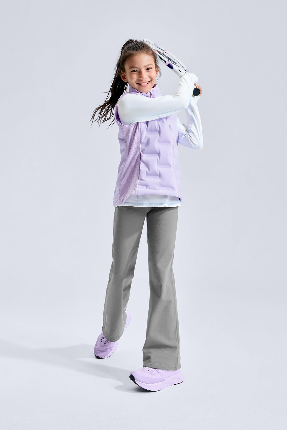 Cloudie Solar Bootcut Leggings **Quiet Grey**