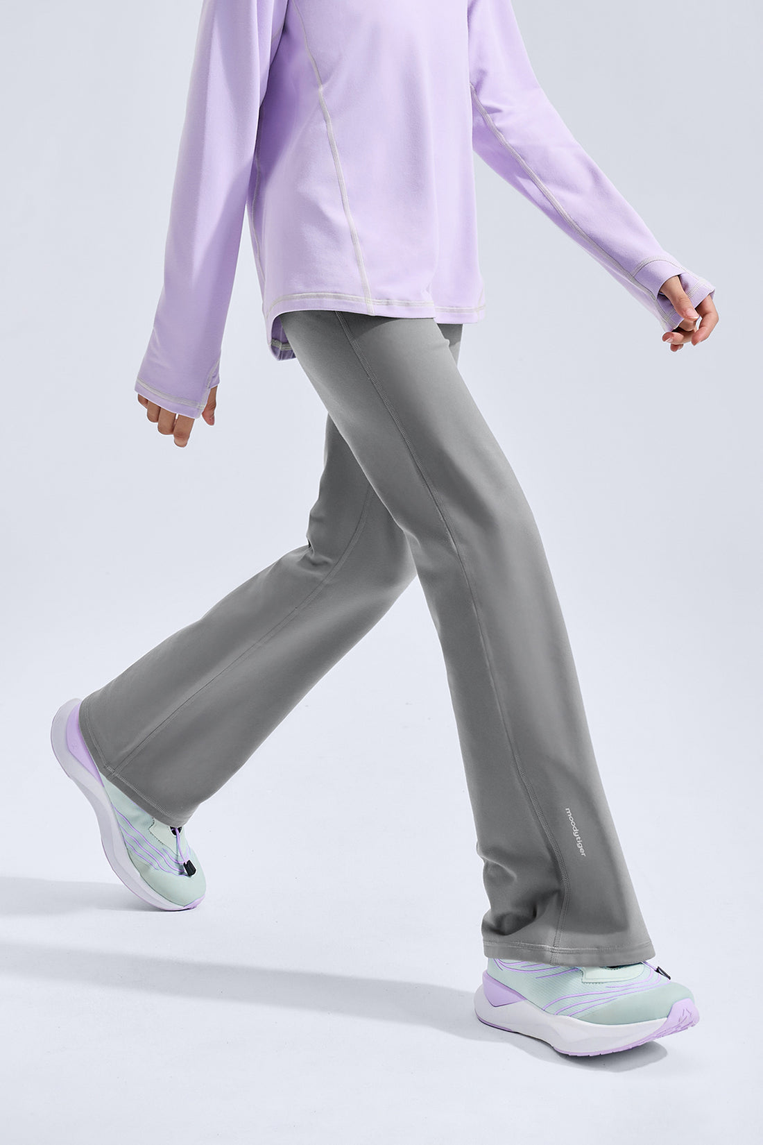 Cloudie Solar Bootcut Leggings **Quiet Grey**
