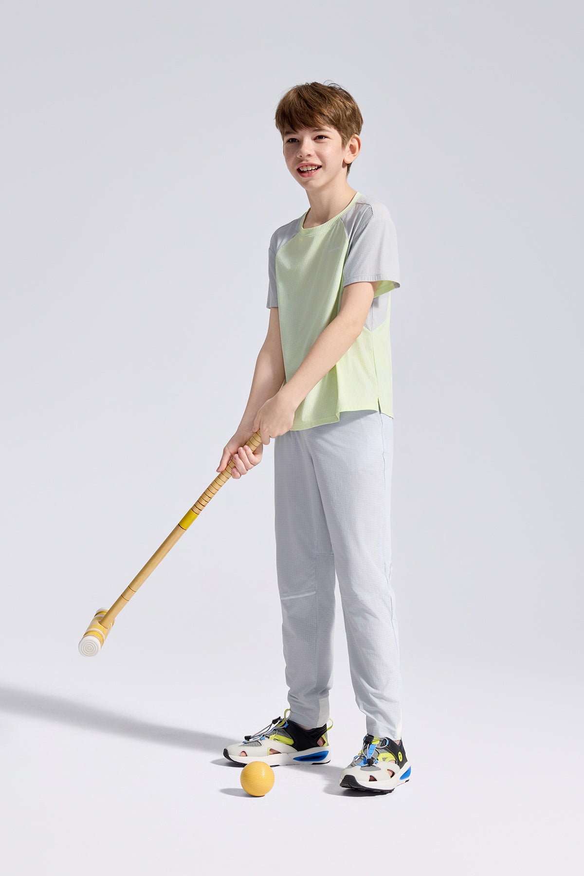 Colour Blocking Short Sleeve **Bud Green**
