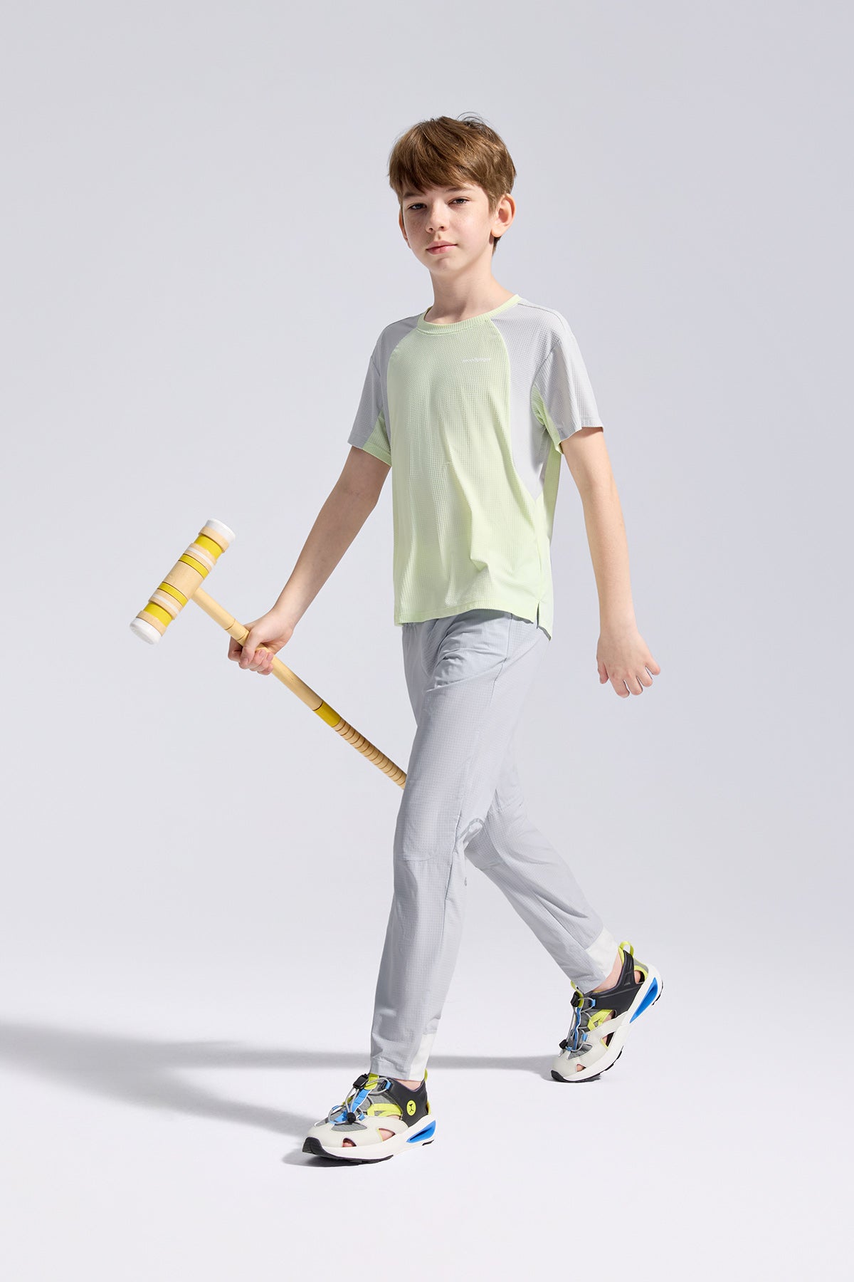 Colour Blocking Short Sleeve **Bud Green**