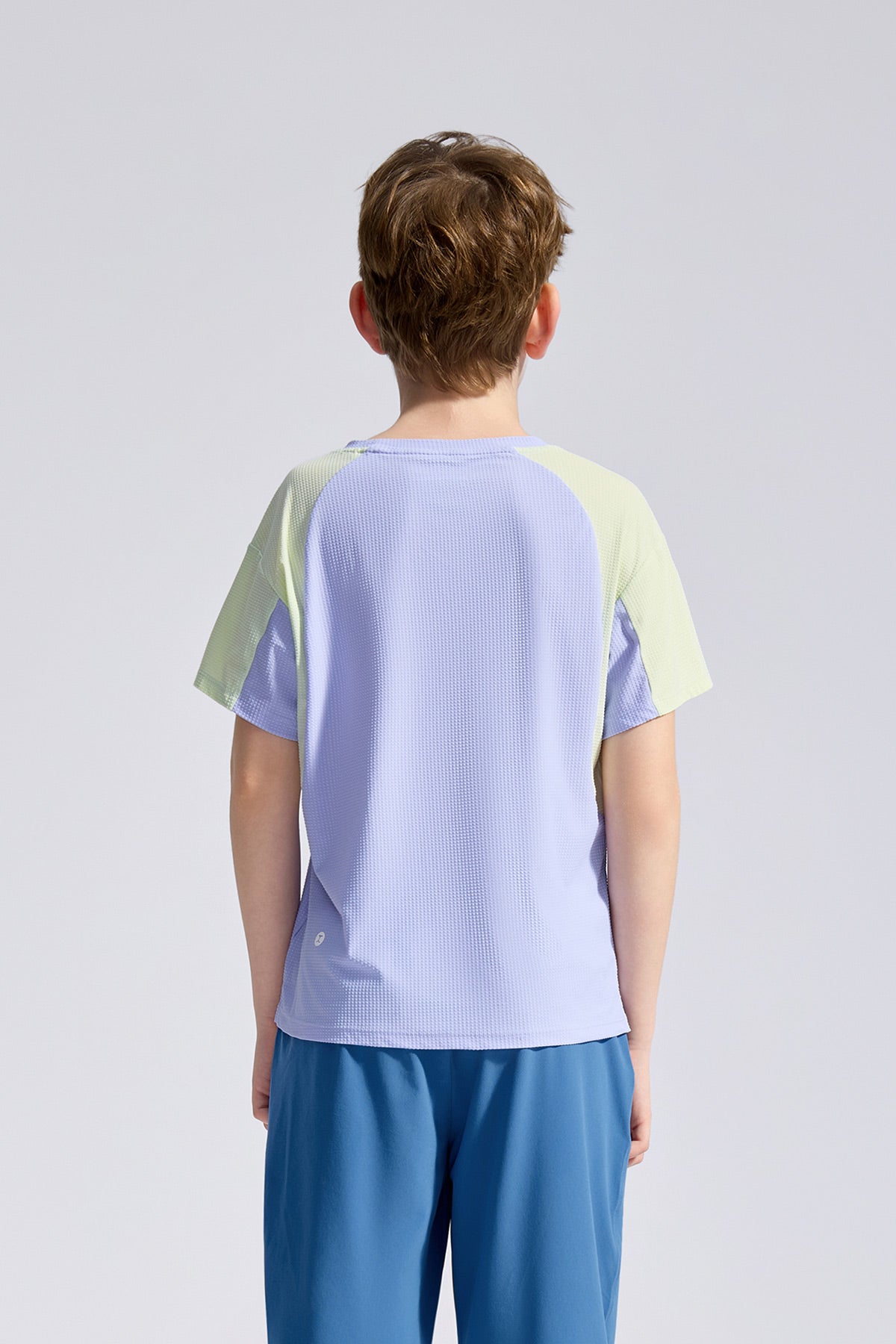 Colour Blocking Short Sleeve **Cornflower**