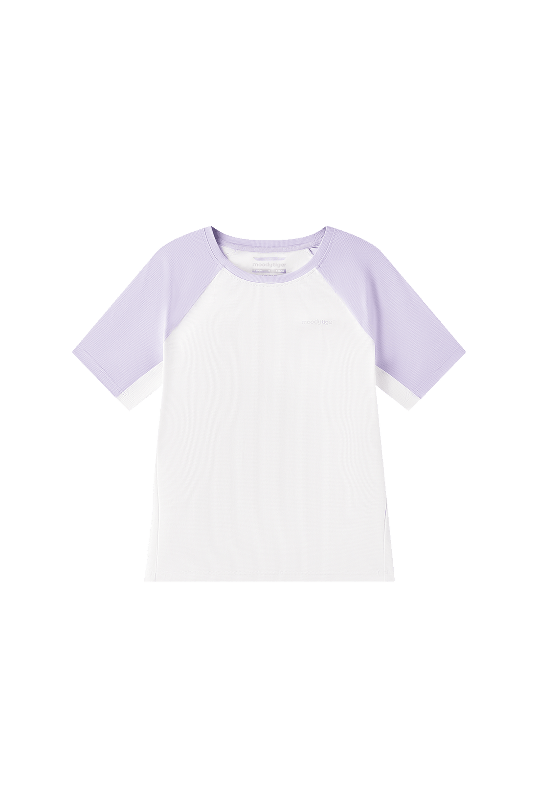 Colour Blocking Short Sleeve Tee **Cloud Dancer**