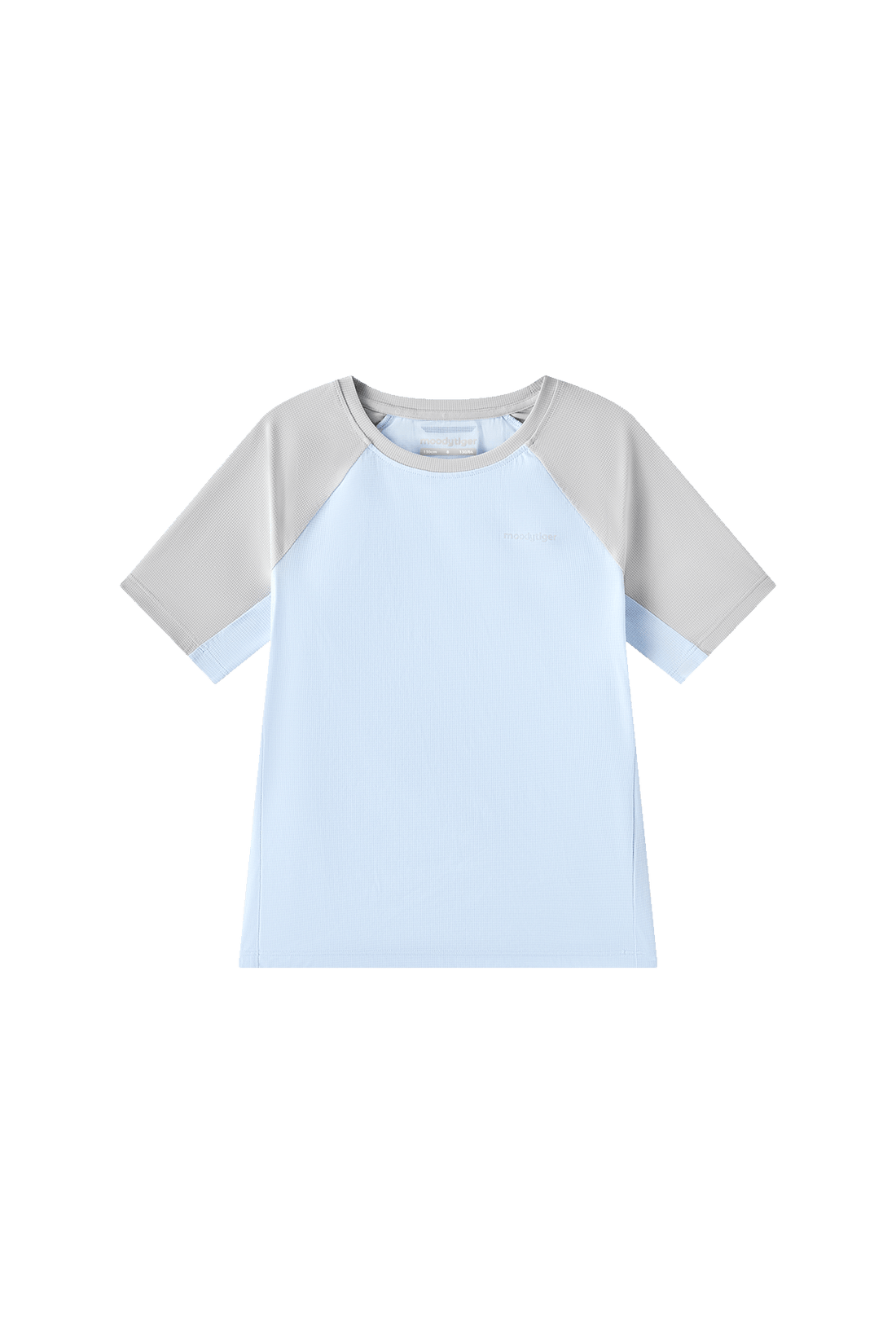 Colour Blocking Short Sleeve Tee **Ice Water**