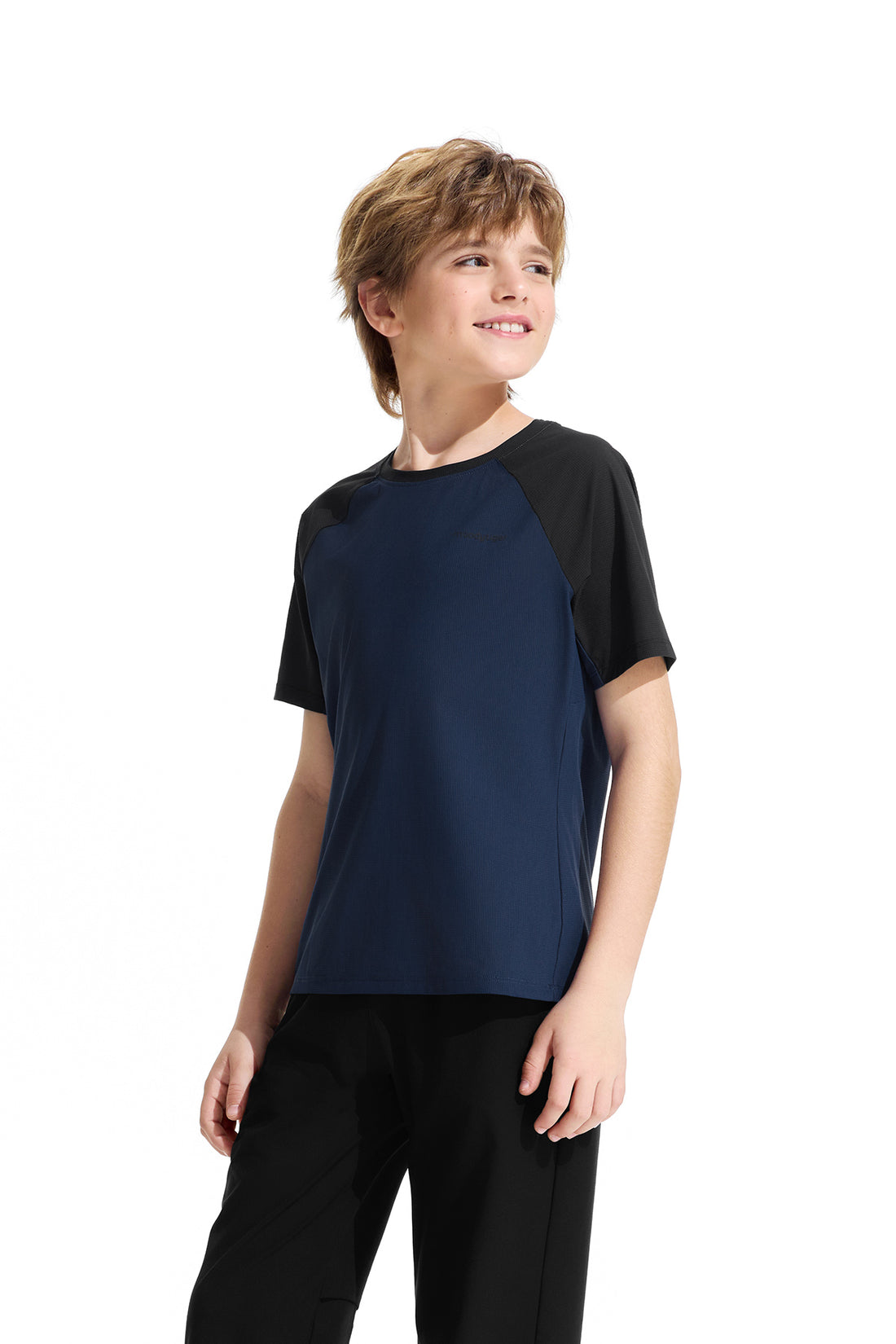 Colour Blocking Short Sleeve Tee **Midnight**