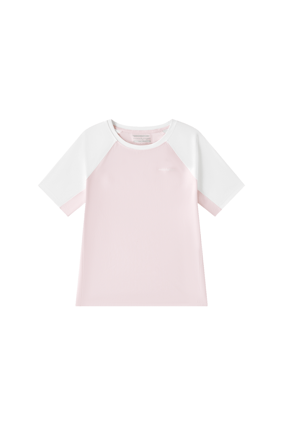 Colour Blocking Short Sleeve Tee **Rose Quartz**