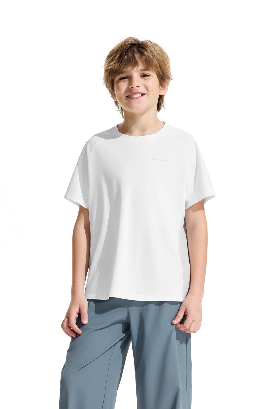 Colour Blocking Short Sleeves **Cloud Dancer**
