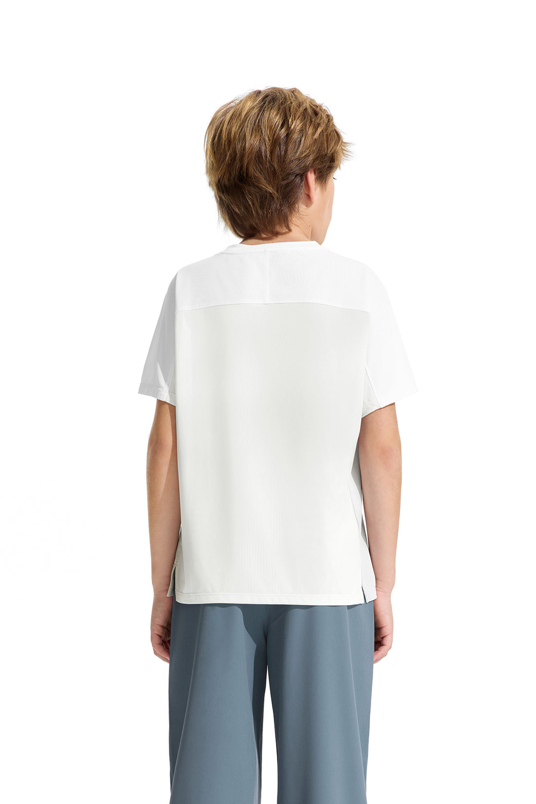 Colour Blocking Short Sleeves **Cloud Dancer**