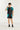 Colour Blocking Tennis Short sleeves **Charcoal Black**