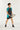 Colour Blocking Tennis Short sleeves **Charcoal Black**