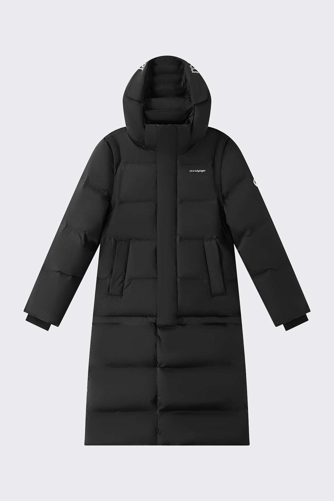 Convertible Down Jacket **Charcoal Black**
