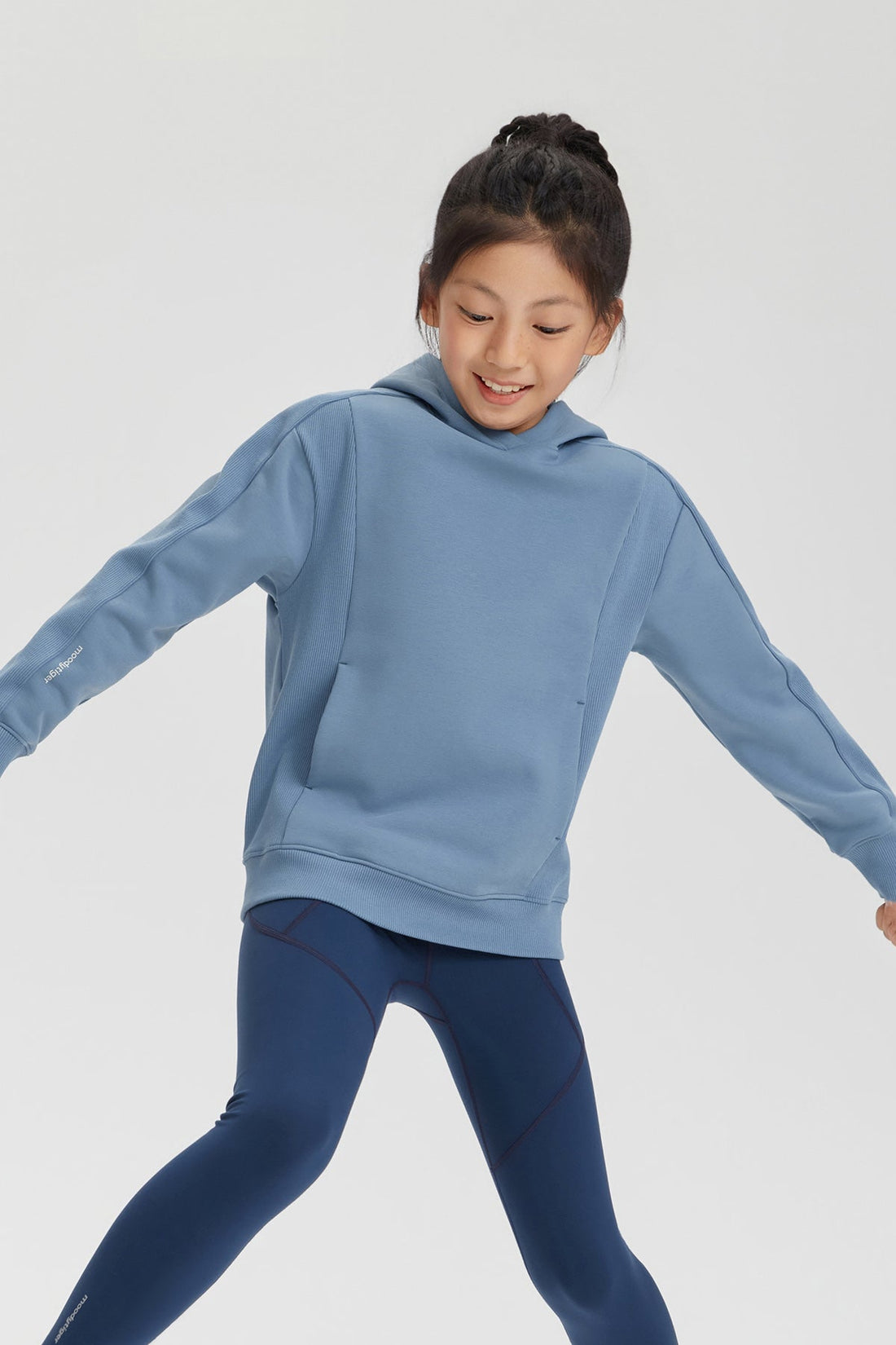 Cotton Power Hoodie **Lake Blue**