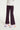 Dancer Bootcut Fleece Leggings **Blackcurrant**