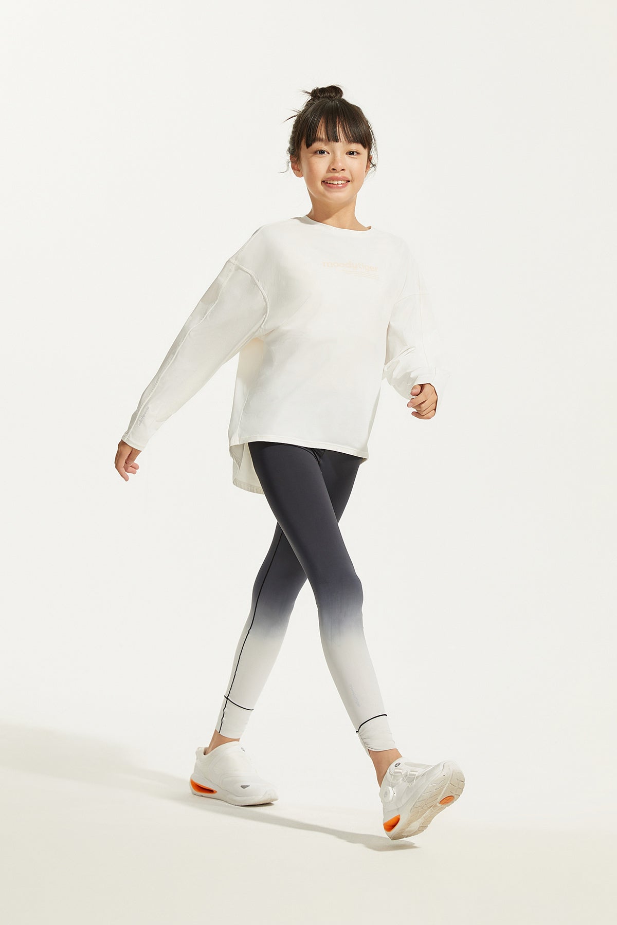 Dip-Dyed Leggings **Moon Grey**