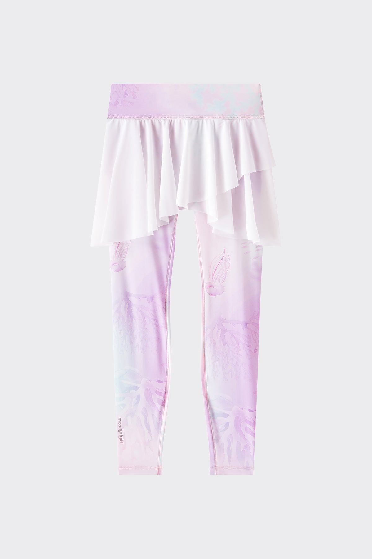 Fairy 2-in-1 Leggings **Color Coral Pink Purple**