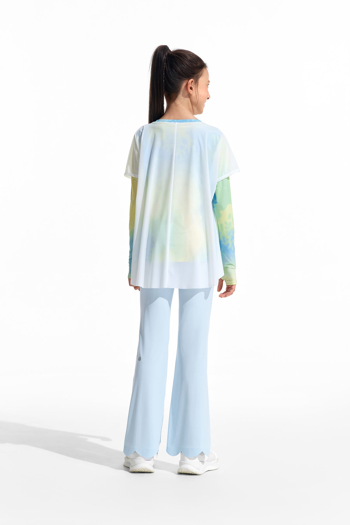 Fairy Long Sleeve Tee **Color Coral Blue**