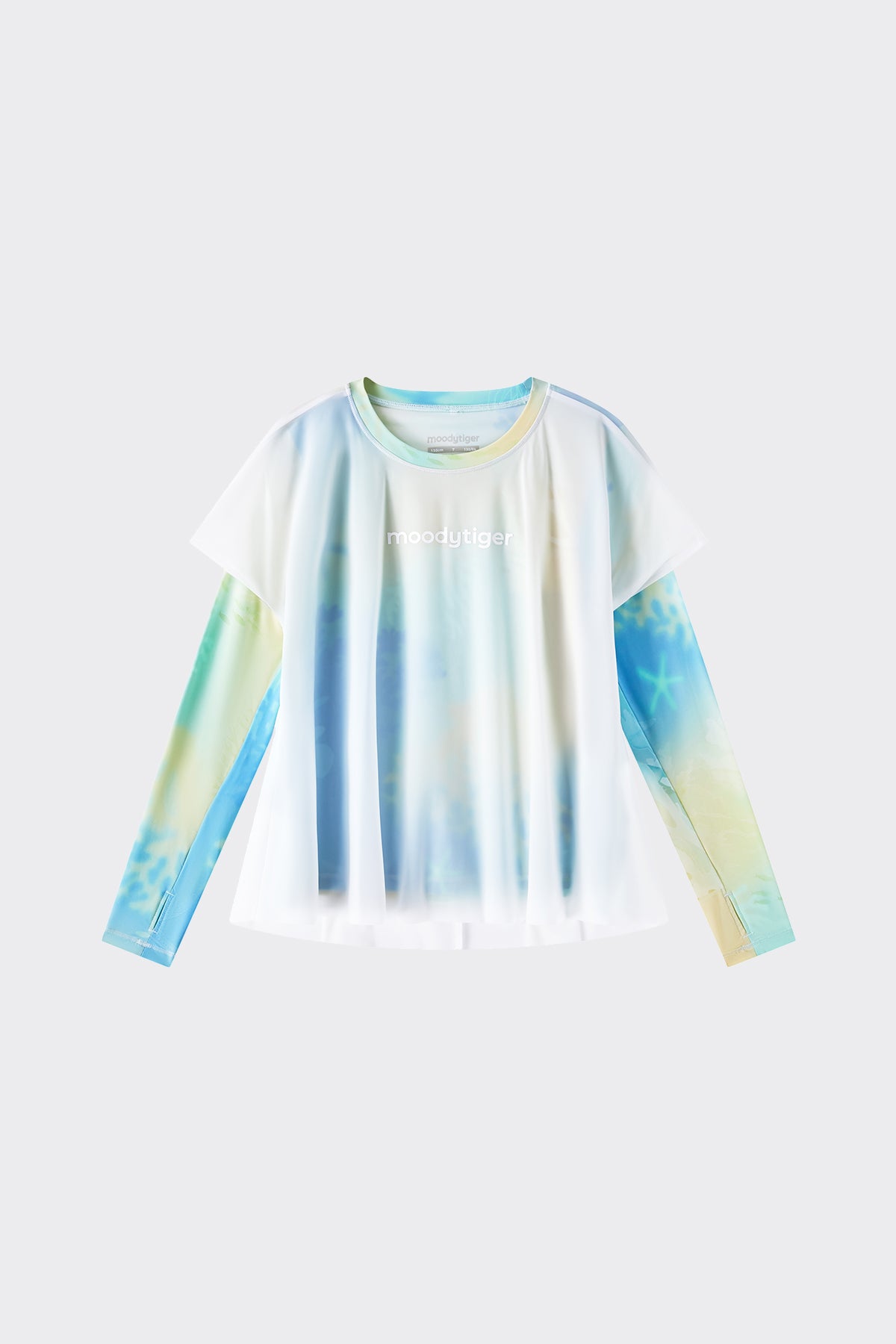 Fairy Long Sleeve Tee **Color Coral Blue**