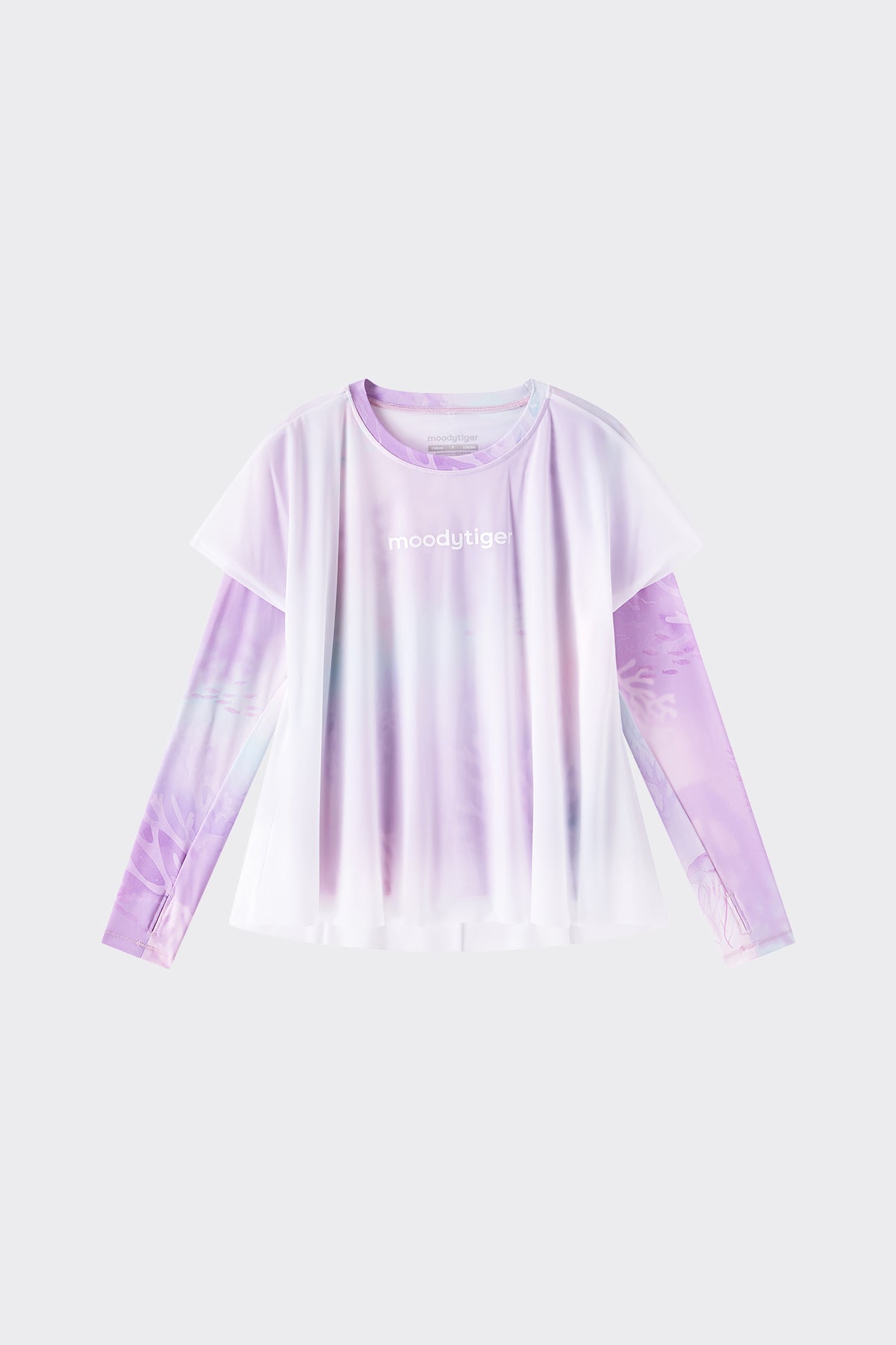 Fairy Long Sleeve Tee **Color Coral Pink Purple**