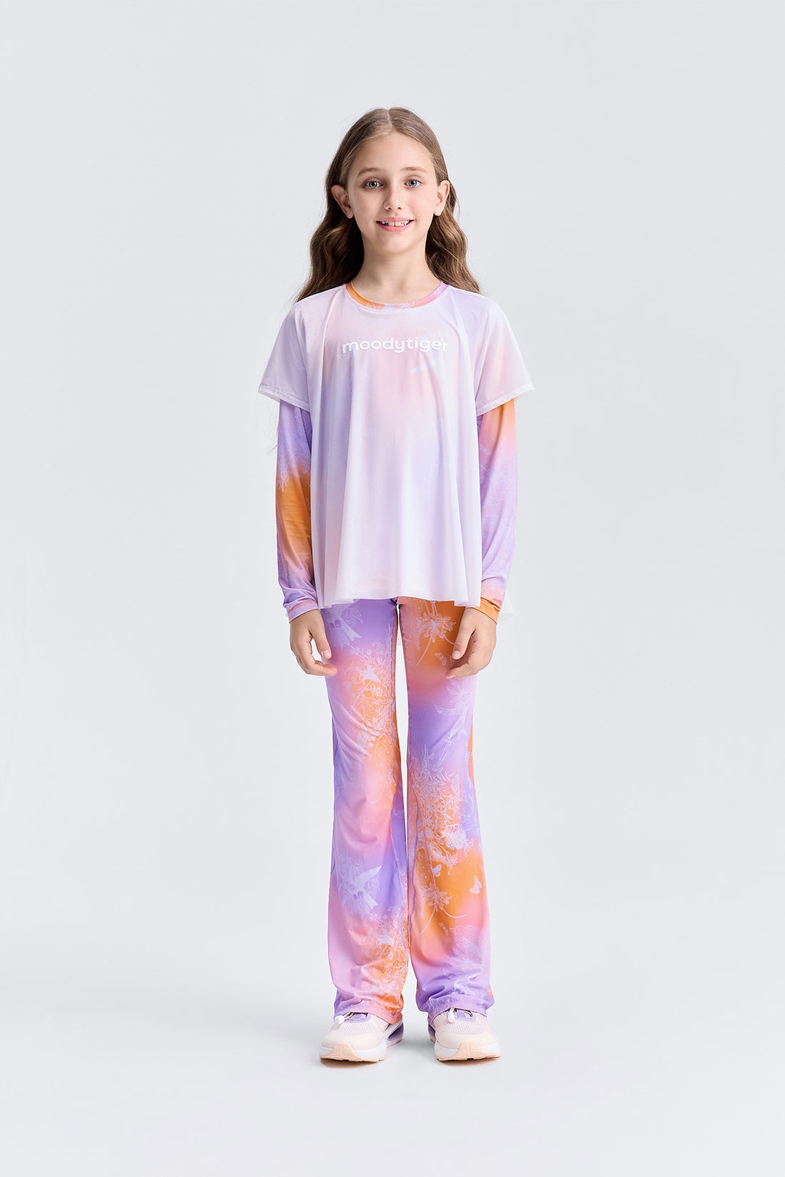 Fairy Long Sleeve Tee **Gradient Buzz Orange**