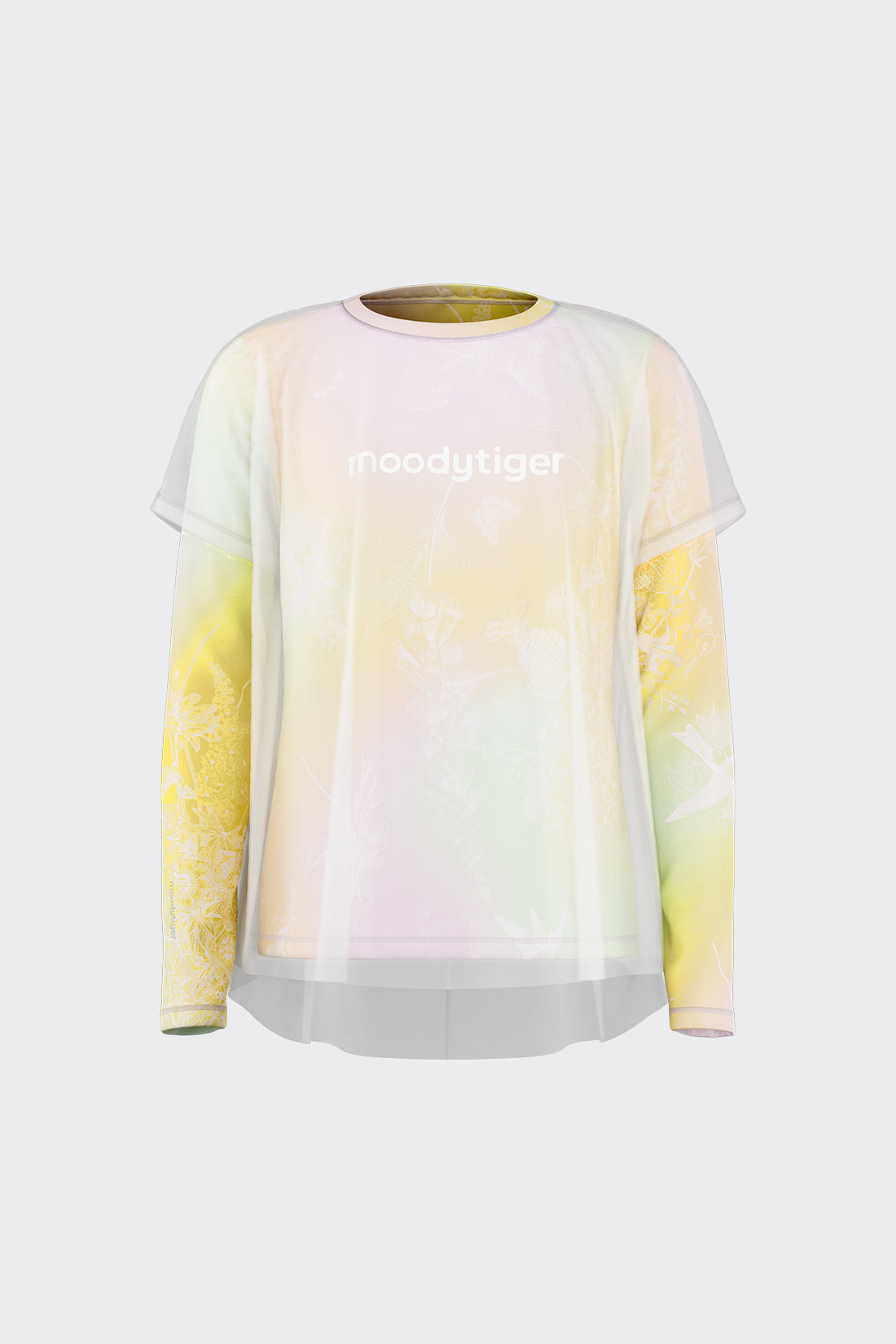Fairy Long Sleeve Tee **Gradient Buzz Pink**